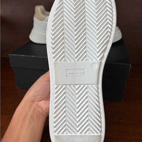 Valentino White and Tan Leather Sneakers with authentic receipt from Nordstrom - Picture 5 of 10